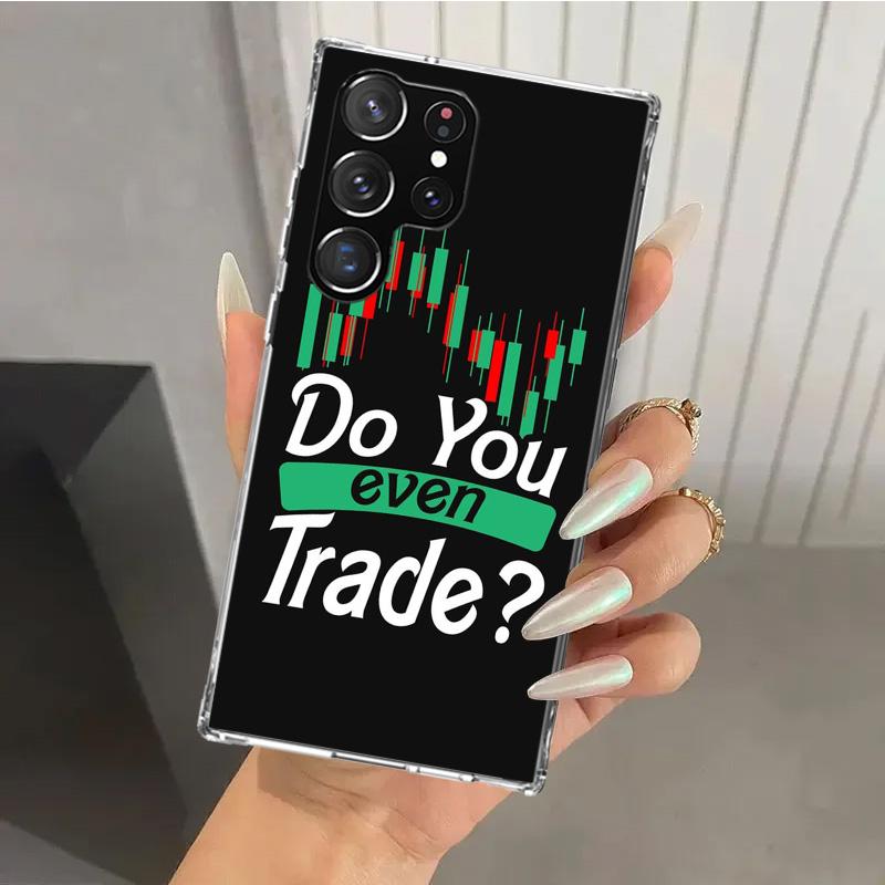 

Trade Investment Forex Stock Market Phone Case for Samsung Galaxy S26 S24 S23 Ultra S25 Edge S22 S21 Plus S20 FE + Soft Print Sh Samsung S25 Edge