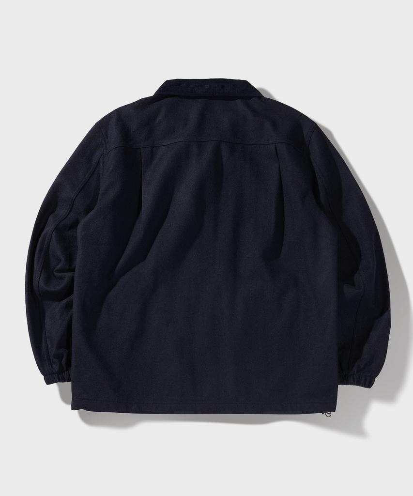 Ffeff Studio Wool Half Zip-Up Jacket (Navy)