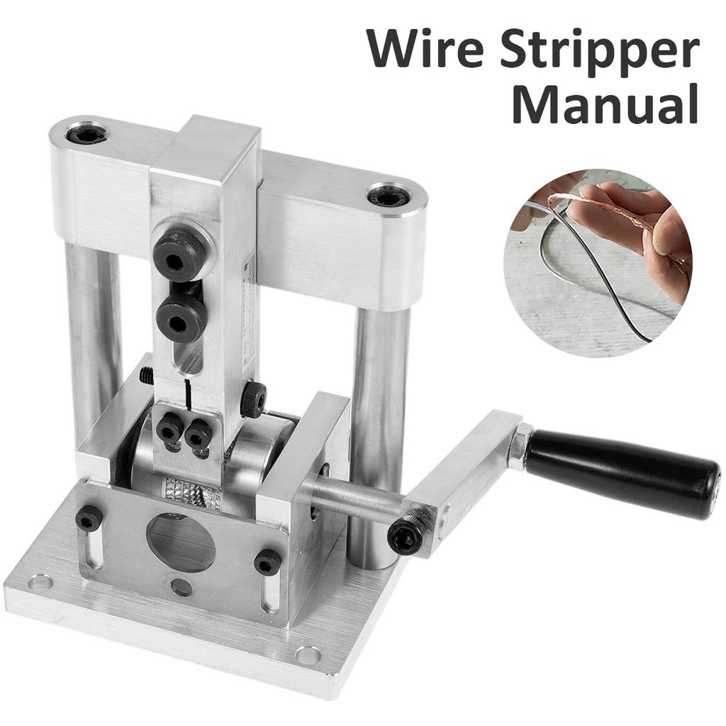 Manual Wire Stripper Machine For 2-12mm Scrap Wire Electrician Cut Cable Peeler Tool For Power Drill,Copper Cable Stripper