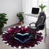 1pc Heart Roses Carpet for Office, Non-slip, Soft and Durable Office Rug, Perfect for Office Yy260128095