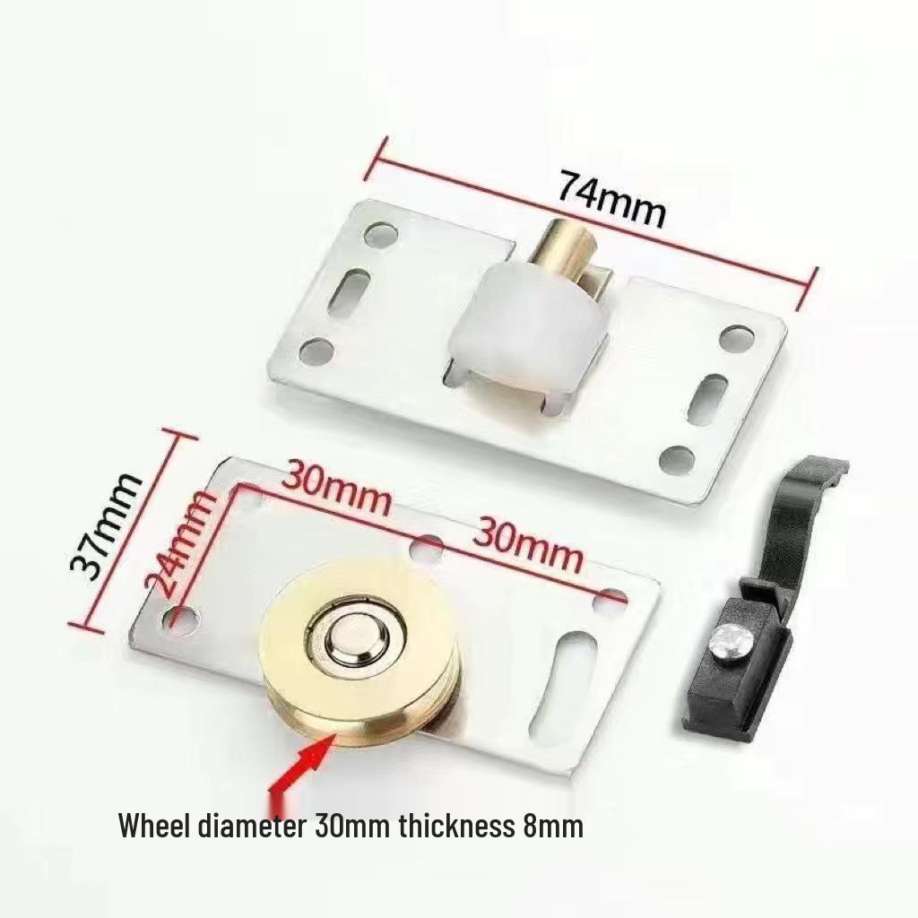 Stainless Steel Sliding Door Pulley Wheel for Solid Wood Cabinets