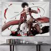 Vertical Attack On Titan Anime Tapestry Cartoon Wall Art Hanging For Bedroom Dorm Living Room Home Decoration
