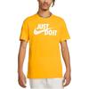 Nike JUST DO IT Logo T-Shirt 'Yellow' Men's AR5007-740