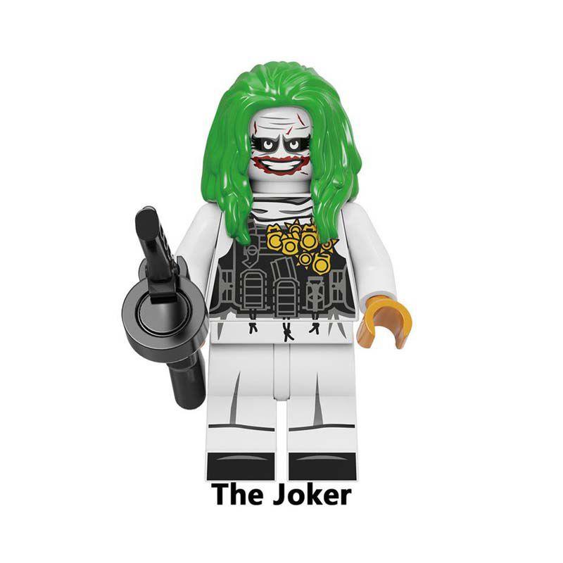 Batman Building Joker Blocks Minifigure Bricks Action Figures Educational Toys