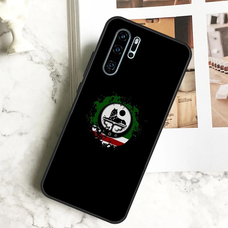 Chechnya Flag Chechen Wolf For Huawei Nova 12i 12s 11i 8i Y73 Y72 Y61 Y91 Y90 Y70 Y60 9 10 SE P30 P40 Lite P60 Pro Case