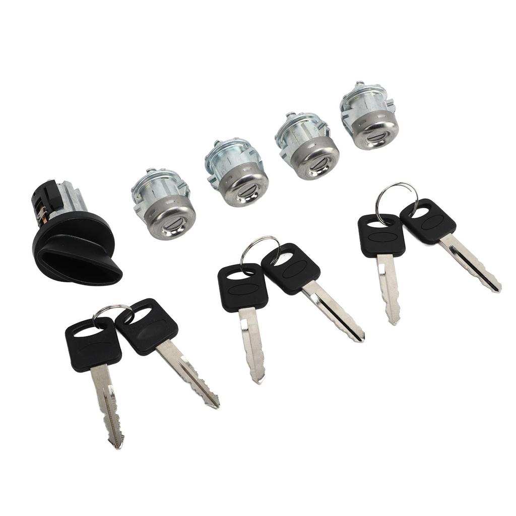 Car Door Lock Cylinder Key Set 1L3Z 11582 A Ignition Switch Lock Key Kit Replacement For Ford Excursion 2000 to 2005