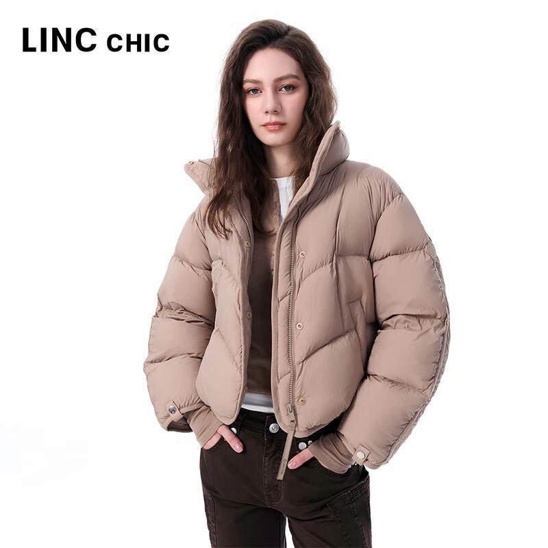 

Jinyujie Women s Stand Collar Short Down Jacket M
