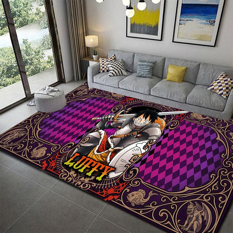 One Piece Artistic Pattern Rug Soft Durable Non-Slip Home Living Decor