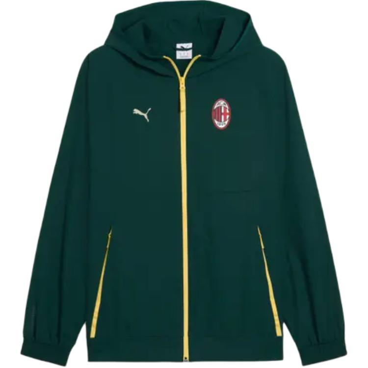 Puma Logo Full Zip Hooded Long Sleeve Jacket Men jackets 782405-17 S