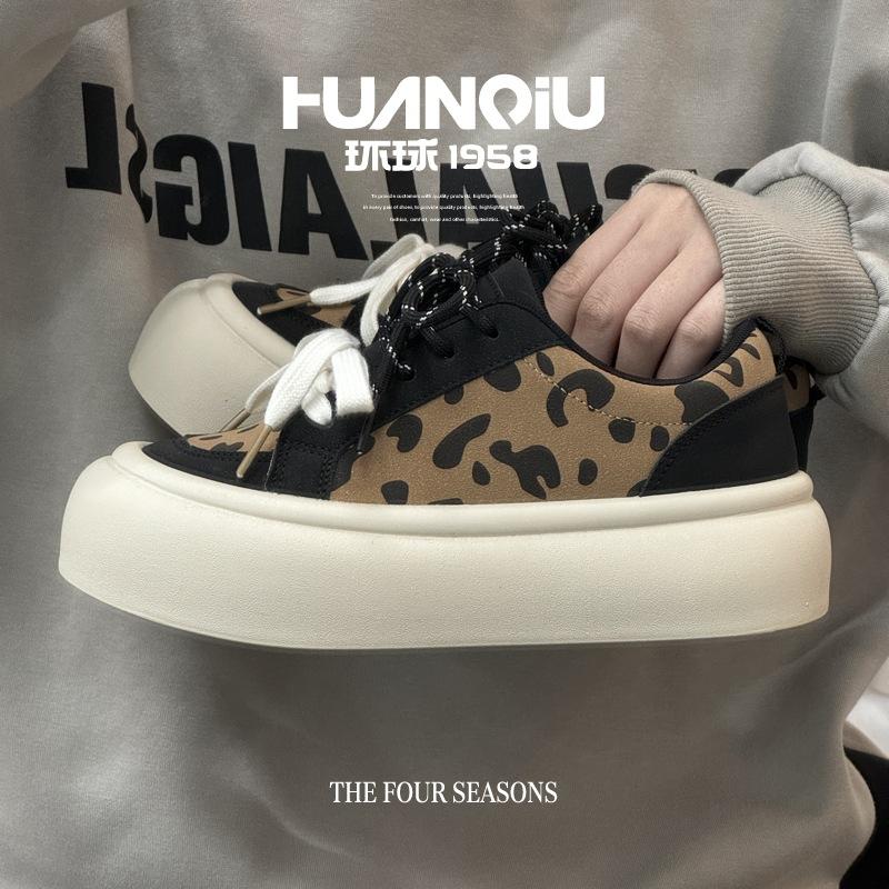 Global explosion thick baseplate shoes women's ZHQ5810 spring new versatile women's shoes student trend fashion casual shoes