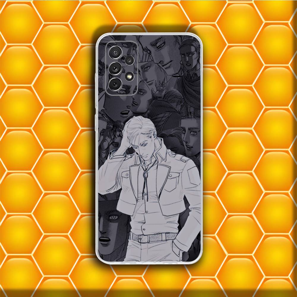 

Anime E-Erwin S-Smiths Phone Case Silicone For Samsung S30,23,21,22,20 FE lite,S10,9,PIus Note20ultra Soft Transparent SamsungS21