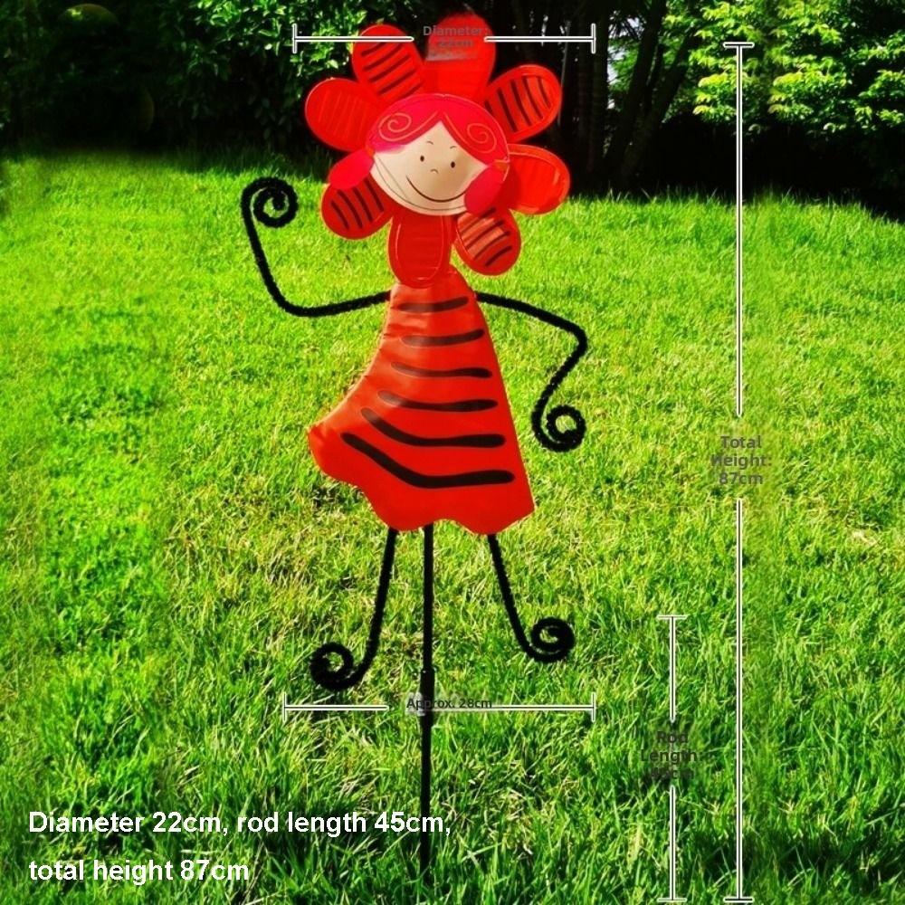 Colorful 3D Animal Belly Spinning Windmill Rainbow Oxford Cloth Windmill  Home Garden Decoration