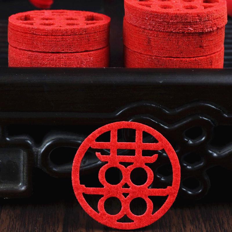 Doppelglück Hochzeits-Streudeko Set: Kreative Bett-, Zimmer- und Treppenhausdekorationen mit Obstteller