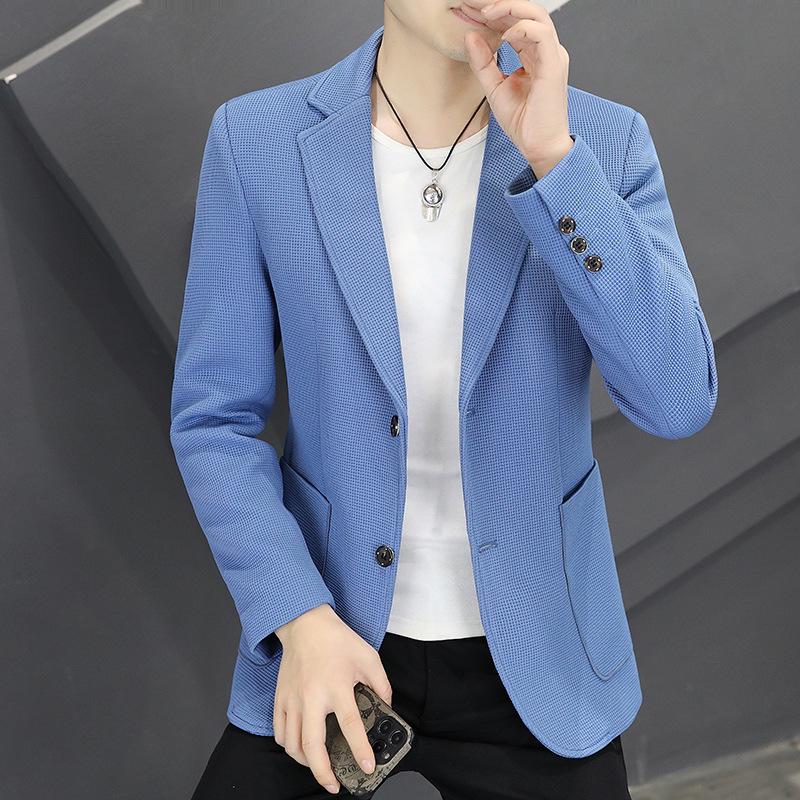 2023 Men's Formal & Casual Suit Jackets: Trendy, Versatile, Loose-Fit for Spring & Autumn