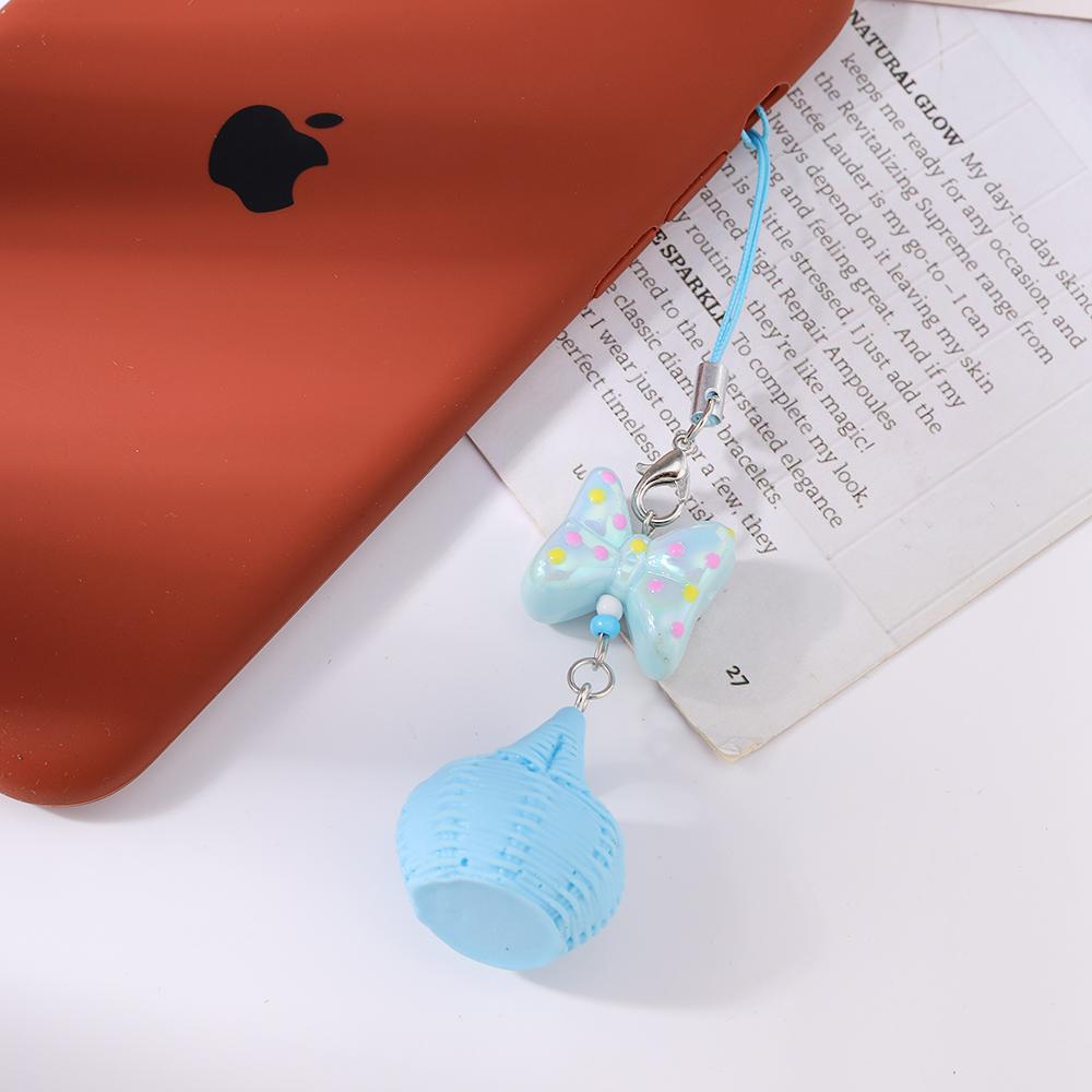 

Pretty 3D Simulation Basket Keychain Bowknot Key Ring for Women Girls Handbag Pendants DIY Key Chain Jewelry Gifts