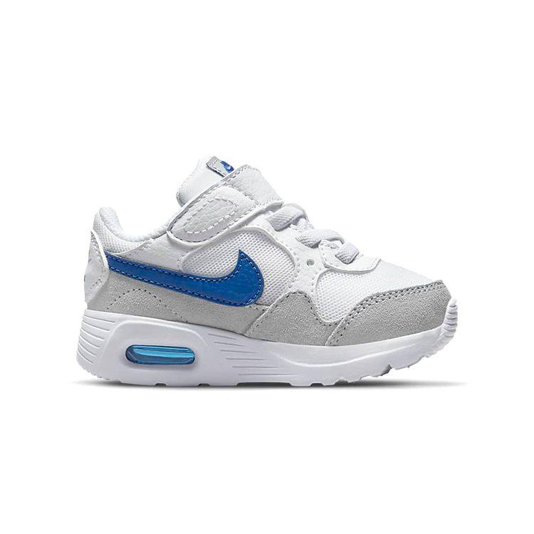 Nike Slip Resistant Cushioning Abrasion Resistant Low top Toddler Shoes White Blue Baby CZ5361-101