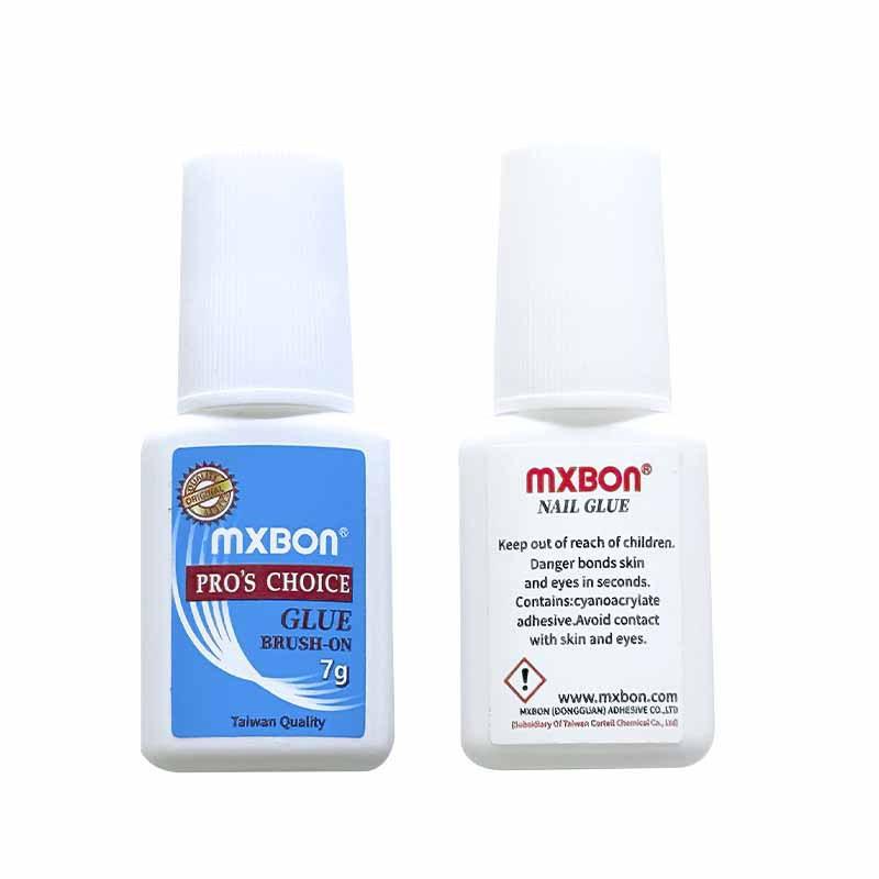 

MXBON 7г Быстросохнущий клей для ювелирных изделий и нейл-арта с кисточкой для страз, типсов и накладных ногтей