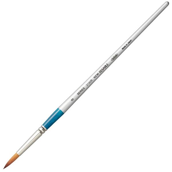 

Кисть для акварели Holbein Resable 3100R Round 8 203226 №.