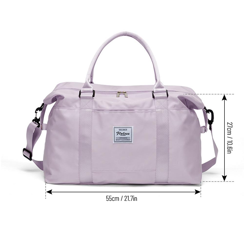 სამოგზაურო Duffel Bag Sports Tote Gym Bag Carryon Bagage Weekender ღამის ჩანთა მშრალი სველით