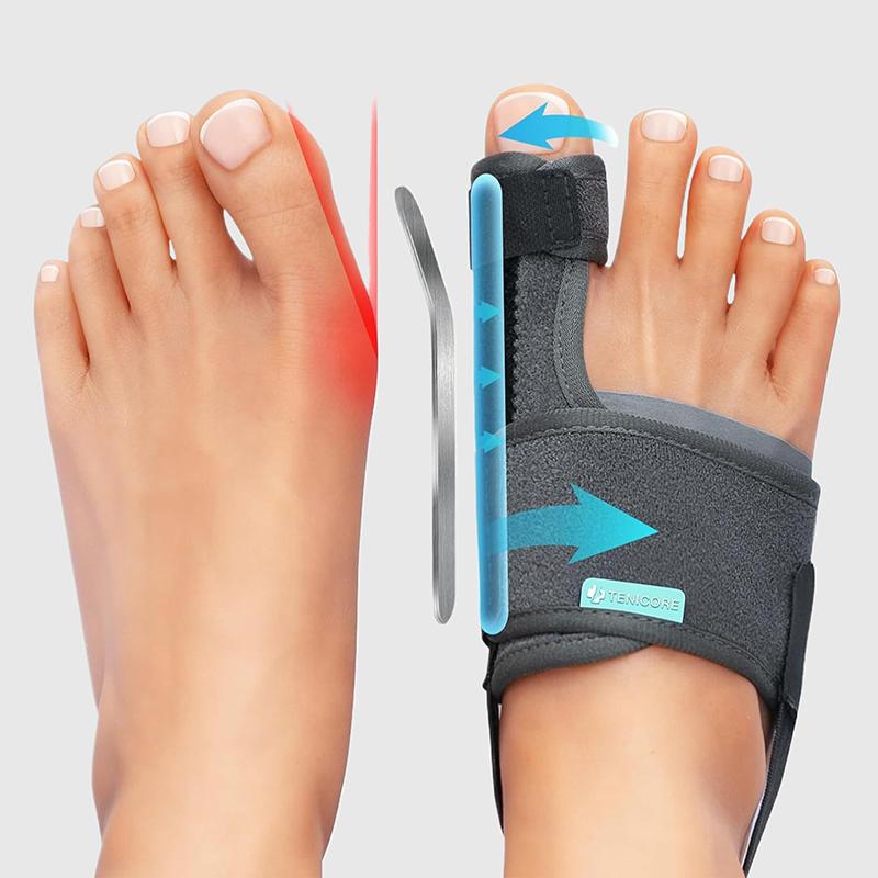 2 шт. Ортопедические вставки для пальцев ног Ортопедические ортопедические инструменты Инструменты для ухода серый