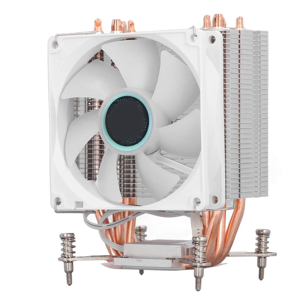 CPU Cooling Fan 3.5in 4 Heat Pipes 3pin 12VDC 2000RPM Hydraulic Bearing CPU Air Cooler with