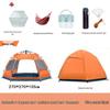Quick Open Folding Double Layer Tent for 3-5 People - Perfect for Camping, Beach, or Park