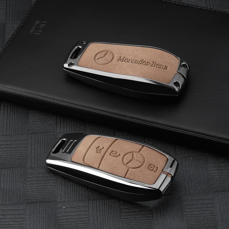 Applicable To Mercedes-Benz C200l Key Set GLA200 Shell GLC260 Metal GLK300 S-class CLA High-end Keychain