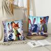 1Pc Cartoon Z-Zootopia 2 Pillow Case Fashion Square Pillowcase Bedroom Sofa Room Ins Decoration Leisure