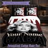 Personalized 3Pcs Bedding SetLady Gaga Custom Text Duvet Cover Pillowcase Set Bedroom Gift