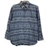 RRL Indigo Cotton Nordic Work Shirt tops M IndigoUsed