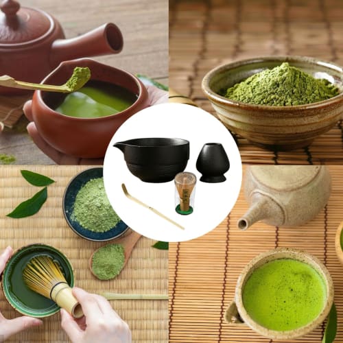 Matcha Set, Tea Ceremony Utensils Set, Matcha Chasen Set, Matcha Bowl Set, Matcha Whisk Set, Matcha Chasen, Matcha Bowl with Spout, Matcha Whisk, Spoo