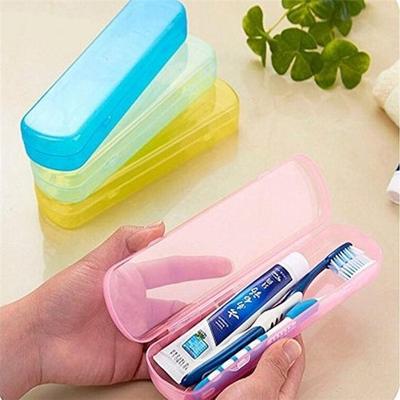Plastic Transparent Travel Toothbrush Case Holder Box Toothpaste Storage Cover