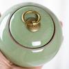 Crackle Glaze Tea Canister Sealed Tea Storage Box Creative Storage Jar  Puer Tea