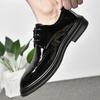 New Models Brogue Fashion Designer Style White Black Versatile Men's Shoes Trendy Men's  Wedding Party Office Shoes