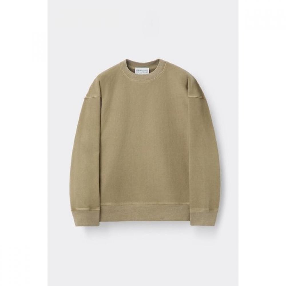 Customellow Beige Dyed Sweatshirt Cwtaw25991khx