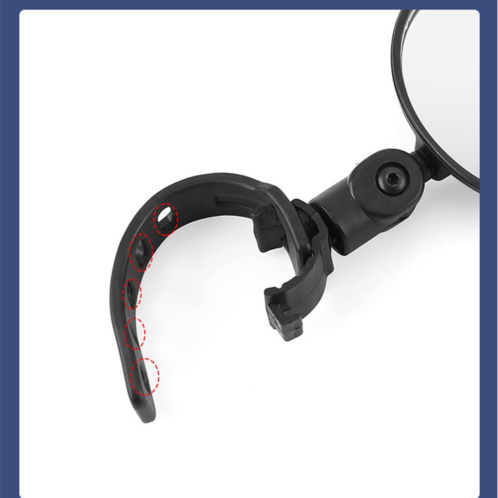 Universal Bicycle Mirror Handlebar Rearview Mirror for Bicycle Motorcycle 360 Rotation Adjustable Bike Riding Cycling Mirror 2pcs