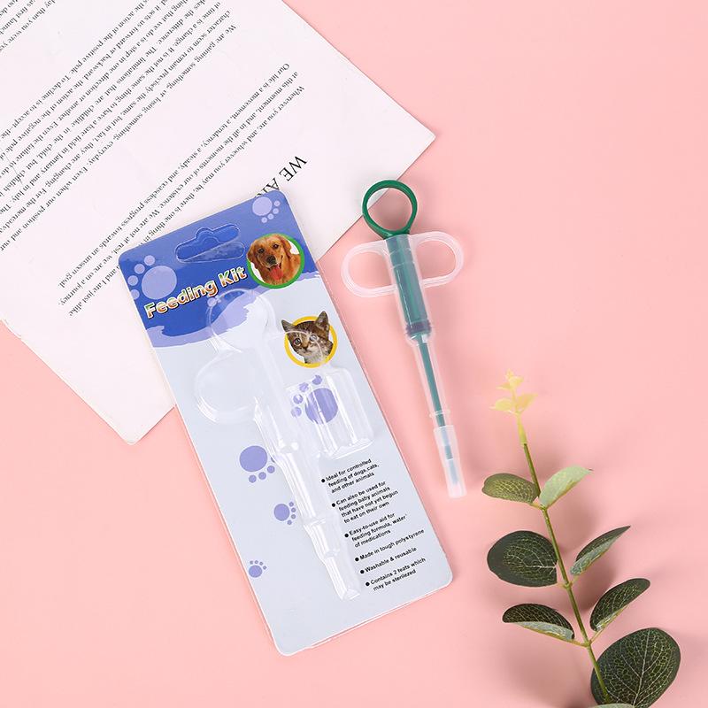 Pet Medicine Syringe Tablet Pill Gun Piller Push Dispenser Medicine Water Milk Syringe Dog Cat Tube Feeder Tools Dog Accessories