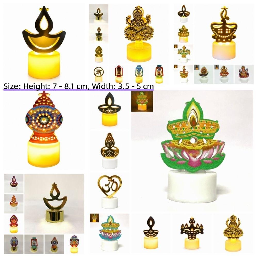 Flameless Flameless LED Candle Lights Soft Warm Glow Compact Size Battery Operated Mini Night Lamp Without Real Flame