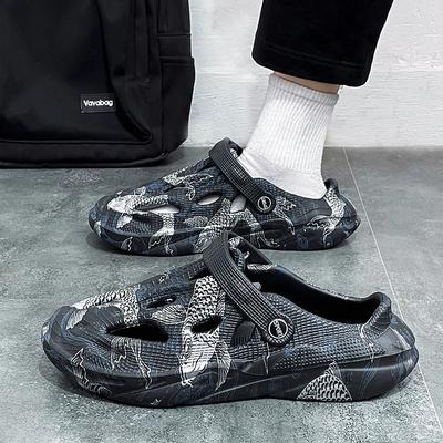 Plateauschuhe Hausspaziergang Zuhause Lässige Hausschuhe für Männer Indoor-Sandalen Mann Erwachsener Eva-Gummi Hohe Qualität Original