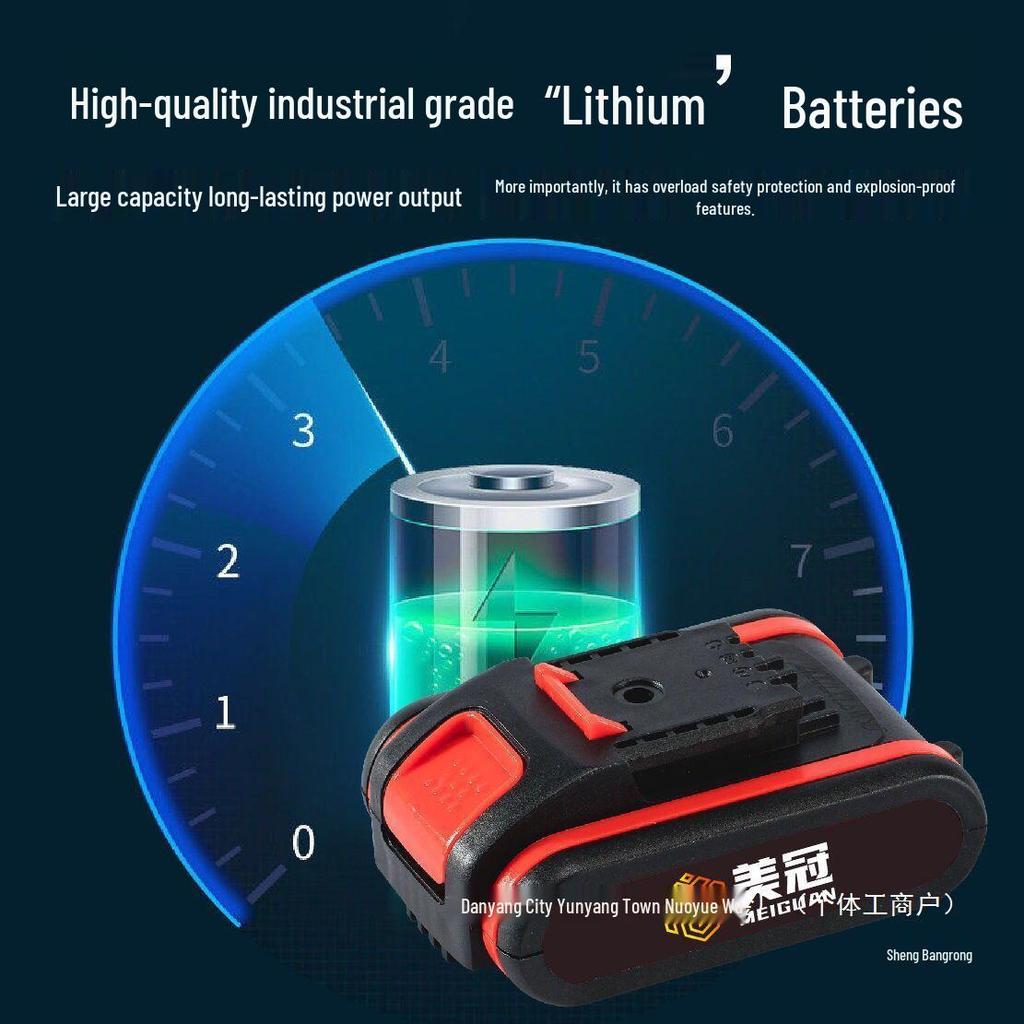 German Industrial Rechargeable Dual-Speed Impact Lithium Battery Hand Drill