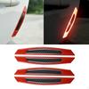 4 PCS Car Door Reflective Strip Anti-Collision Self- Waterproof Tape Sticker Decal Universal for