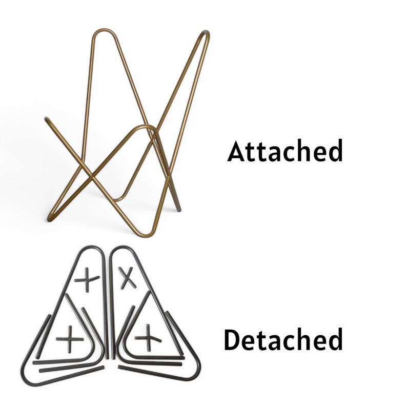 Butterfly Leather Chair – Eco-Friendly Handmade Leather, Perfect for Living Room or Home Office Decor"