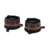 2pcs Bulb Adapters 100W Durable Simple Operation Bulb Holder Sockets for H7 Bulbs LED Headlights