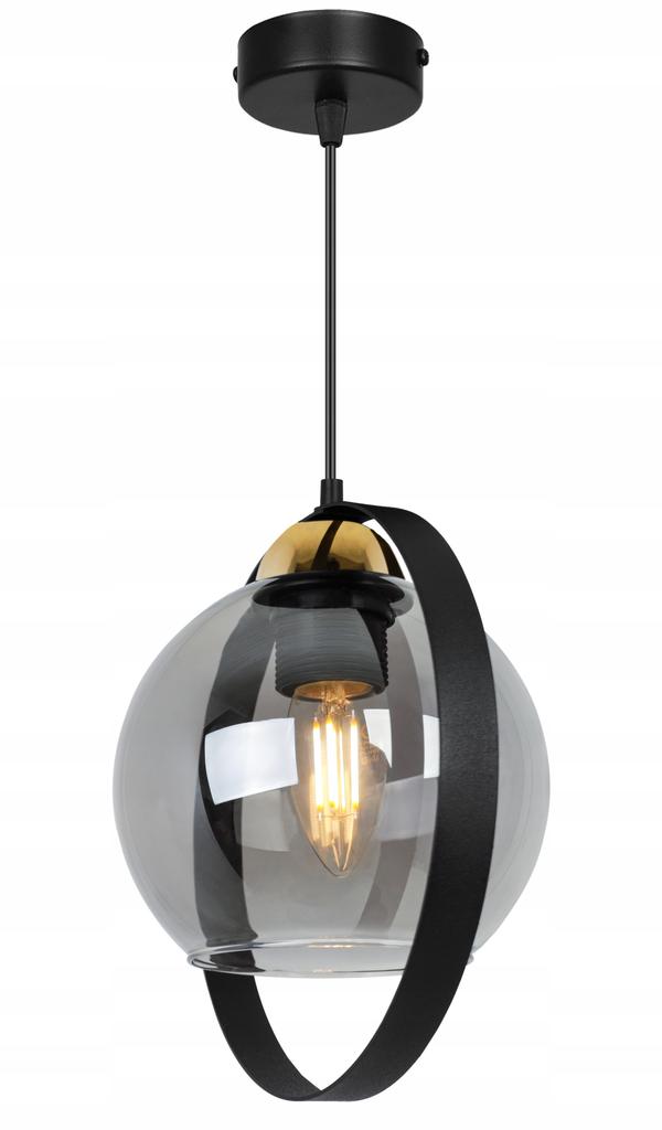 MODERN HANGING LAMP GLASS RING LAMP