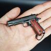 1:3 Scale Alloy 1911 Pistol Mini Gun Metal Keychain 1911 Pistol Keychain Fidget Toy PUBG Gun Gift Pubg Decoration Toys