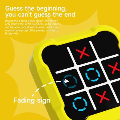 Portable 4 In1 Electronic Tic Tac Toe Board Games Multifunctional Children Puzzle Toys Handheld Board Game Toys Childrens Gifts