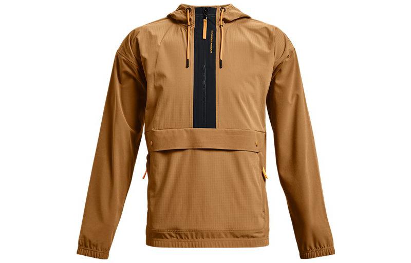 Under Armour RUSH Sweatshirt Men s Brown 1366188-277 M