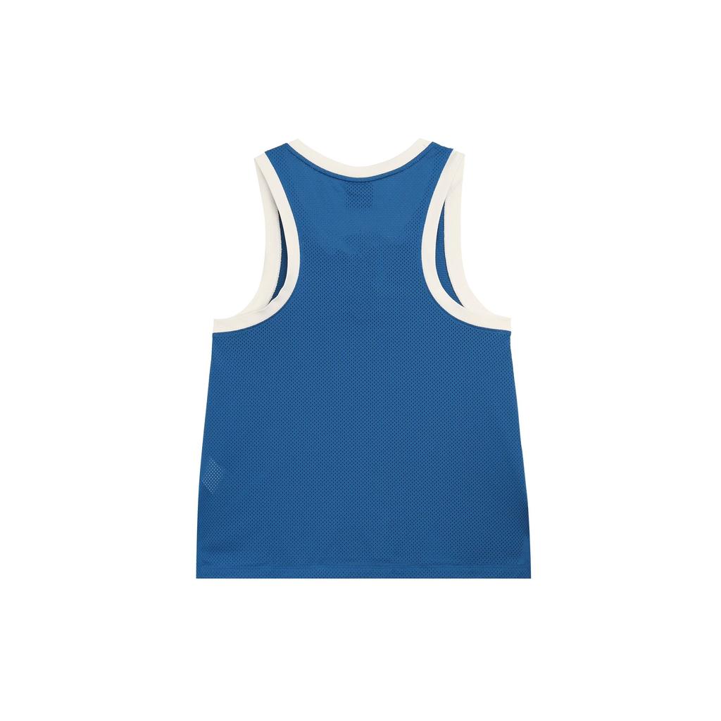 Jordan Loose Breathable Comfortable Tank Top Women Tops Industrial-Blue Sail-White FN6688457