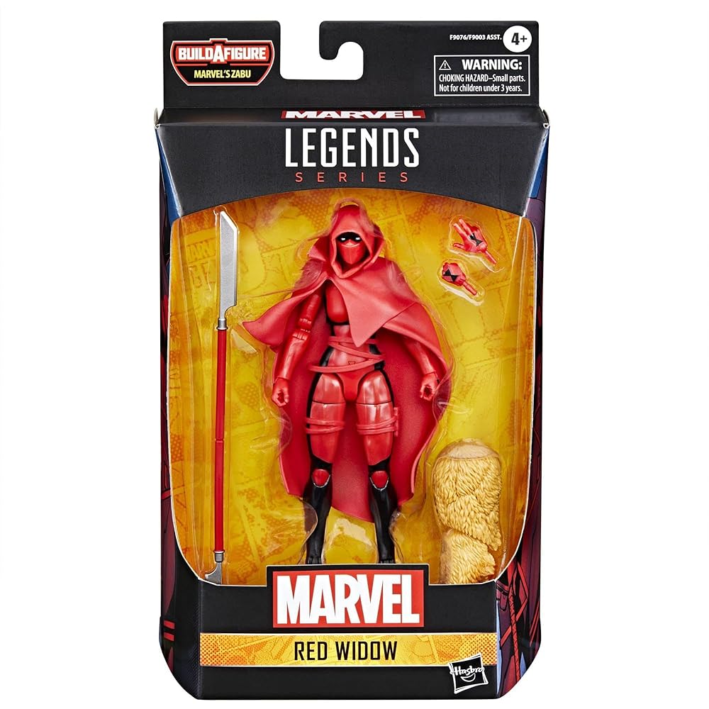 Hasbro Marvel Legends Red Widow Action Figure 6 Inch Collectible with Build-A-Figure Parts