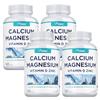 Magnesium, Calcium, Zinc, and Vitamin D Complex Nutritional Capsules: Minerals, Muscle Support, Strong Bones, Suitable for Adults